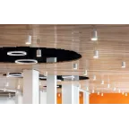 Светодиодный светильник DL-Roll подвесной 12 Вт 3000 K 120х170 мм опал RAL9005 черный муар | V1-R0-90136-30000-2001230 | VARTON