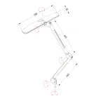 Настольная бестеневая лампа на струбцине , 84 LED, регулятор яркости, белая | 31-0401 | REXANT