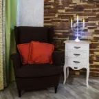 Фигура на подставке "Подсвечник со свечками" 25 см | 513-034 | NEON-NIGHT