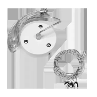 Комплект для подвеса светильников Nimbus и DL белый RAL9003мр, длина троса 2,5 м | V4-A0-00.0025.CBL-0000 | VARTON