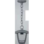 Светильник садово-парковый NOF-P08-GR-IP44-E27 (4 грани подвесной серый) | 80465 |  Navigator