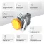 Лампа сигнальная в сборе модульная 22 мм желтая 230-240В АС