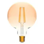 Лампа светодиодная филаментная Smart Home DIM E27 G95 Golden 7 Вт 1/40 | 1320112 | Gauss