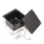 Коробка протяжная металлическая У-994 IP54 грунтованная с уплотнителем 110х110х80 мм | PR08.9805 | Промрукав