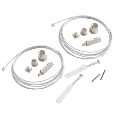 Подвес Supermarket тросовый 2 м с креплением в отверстие М5 (к-кт: 2 троса + 2 винта) | V4-R0-00.0006.SU0-0002 | VARTON