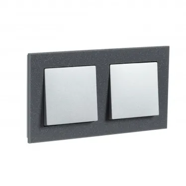 AtlasDesign Nature Мрамор Айс Грей Рамка 2-ая |ATN343202| SE