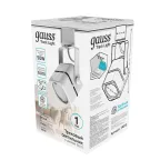 Светильник трековый однофазный под лампу GU10 220V IP20 60*145мм белый куб | TR010 | Gauss