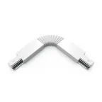 Коннектор для трековых шинопроводов гибкий (I) белый | TR118 | Gauss