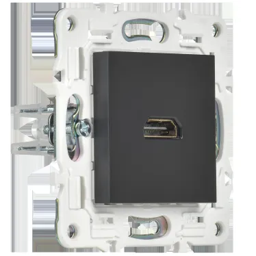 SKANDY Розетка HDMI SK-H01Bl черный IEK