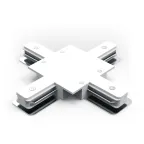 Коннектор для встраиваемого шинопровода осветительного (+) белый | TR138 | Gauss