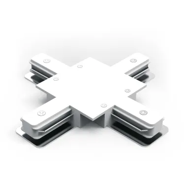 Коннектор для встраиваемого шинопровода осветительного (+) белый | TR138 | Gauss