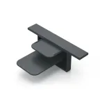 Заглушка для встраиваемого трекового осветительного шинопровода черный | TR143 | Gauss