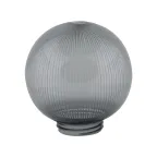 Рассеиватель для садово-паркового светильника UFP-P200A SMOKE шар сфера призма с насечками D-200мм | 08092 | Uniel