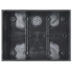 Коробка распаячная двухкомпонентная КМ42441 для открытой проводки безгалогенная (HF) 150х110х70мм IP67 10 вводов черная IEK