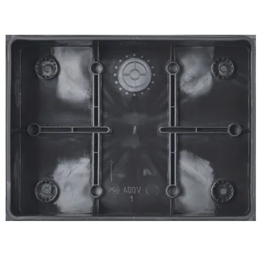 Коробка распаячная двухкомпонентная КМ42441 для открытой проводки безгалогенная (HF) 150х110х70мм IP67 10 вводов черная IEK