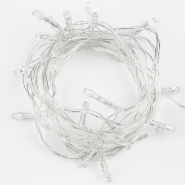 Гирлянда светодиодная   ULD-S0250-020/STA MULTI IP20  2,5м. 20 светодиодов. Разноцветный свет. шнур прозрачный. | UL-00005481 | Uniel