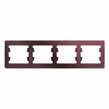 Glossa Баклажановый Рамка 4-ая, горизонтальная | GSL001104 | SE