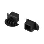 Заглушка для PDS-F черная с отверстием (ARL, Пластик)