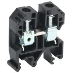 Клемма винтовая КВИ-10мм2 черная