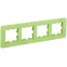 BRITE Рамка 4 поста РУ-4-2-Бр стекло эко грин RE IEK