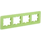 BRITE Рамка 4 поста РУ-4-2-Бр стекло эко грин RE IEK