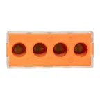 Клемма СМК 773-174 (с пастой) 4 отверстия 2.5-6.0мм2 (уп.50шт.) PROxima