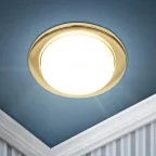 Светильник встраиваемый KL70 GD /1 под лампу Gx53 тонкий 220V 13W золото (40/2200)