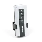 Выключатель для светильников 230V 1000W 3-х канальный 30м с пультом управления, черное серебро