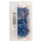 Разъем РппИм 2.5-7-0.8 синий QUADRO (100шт)