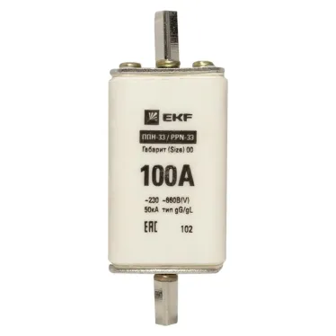 Вставка плавкая ППН-33 160/100А габарит 00