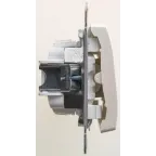 GLOSSA Переключатель перекрестный схема 7 перламутр в рамку