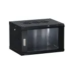 Шкаф настенный 19' TERACOM PRO 9U 600х450 мм дверь стеклянная с замком-ручкой чёрный