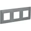 SKANDY Рамка 3-местная SK-F03Gr серый IEK