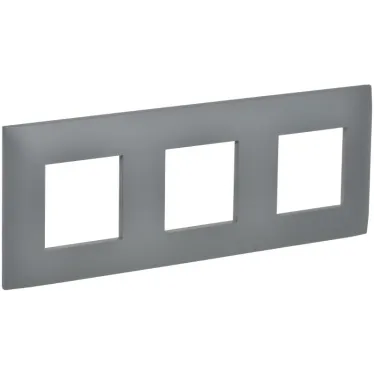 SKANDY Рамка 3-местная SK-F03Gr серый IEK