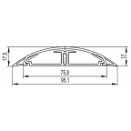Клеммник-держатель 2р+1 ПВ 450V 32А 4мм.кв