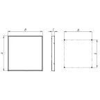 Светильник светодиодный STANDARD.PRS LED 595 4000KG3