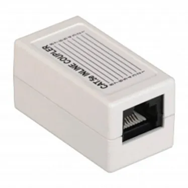 Адаптер проходной категория 5е UTP тип RJ45-RJ45 (8P8C) белый