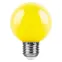 Лампа светодиодная LED 3вт Е27 желтый шар G60