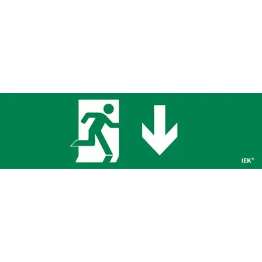 Этикетка самоклеящаяся 310х90мм ''Фигура/стрелка вниз'' IEK