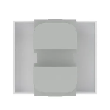 VIVA Выключатель однополюсный 2 модуля белый