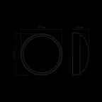 Светильник светодиодный ДБП 15 Вт 1200 лм 4000К AC 220В Белый IP54 круг D175х76мм Пластик ЖКХ с оптико-микроволновым датчиком движения Qplus Gauss