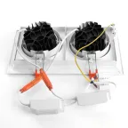 Светильник светодиодный ДВО-2х12w 4000K 2160Лм поворотный прямоугольный белый