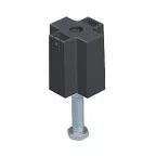 Регулируемая по высоте опора (сталь)