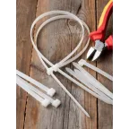 Хомут P6.6 стандартный белый 7.6x350 (100шт) FlexLock PROxima