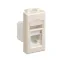 Компьютерная розетка ''Ванильная дымка'' ''Avanti'' RJ-45 модульная, кат. 6А, 1 мод