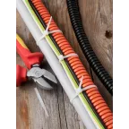 Хомут P6.6 стандартный белый 3.6x180 (100шт) FlexLock PROxima