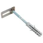 Держатель фасадный с крючком, L-100мм, NI PROxima