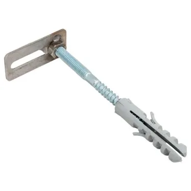 Держатель фасадный с крючком, L-100мм, NI PROxima