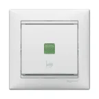 VALENA Кнопка с символом Звонок белый