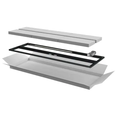 Дверь перфорированная двустворчатая для шкафа LINEA N 33U 600мм черная